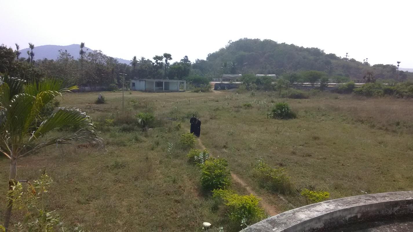 Fr. Athanasius showing Fr. George the orphanage